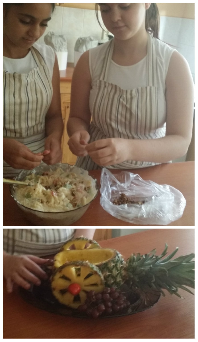 Finišujeme...(zdobení ořechy, příprava na servírování) 4