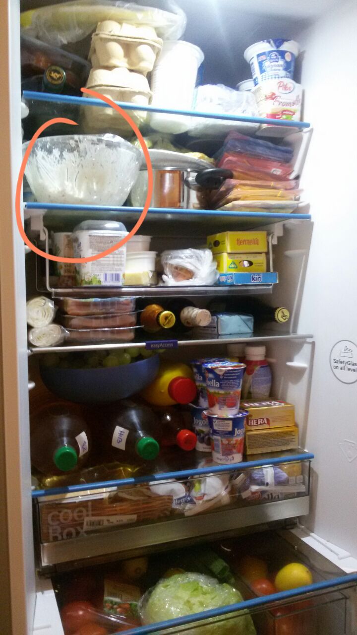 Nejvíce práce nám dalo vměstnat pomazánku do lednice :-) 8